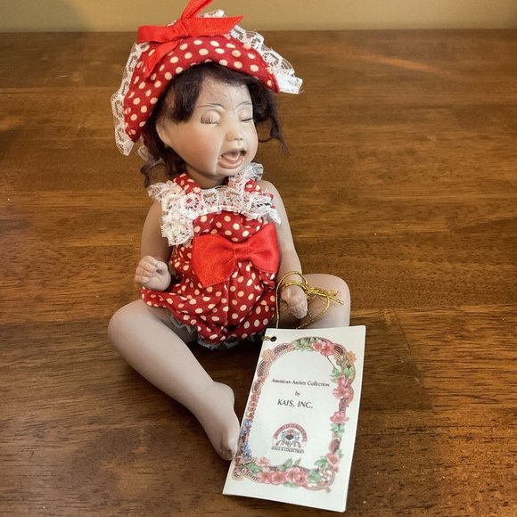Kais Porcelain Doll  “Mimi’s Tantrum” Baby Girl Created By Melissa McCrory - Picture 1 of 8